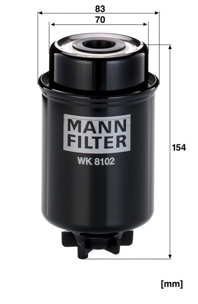 MANN-FILTER WK 8102 EAN: 4011558954406.