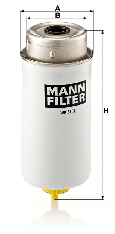 MANN-FILTER WK 8104 EAN: 4011558954604.