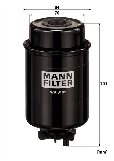 MANN-FILTER WK 8109 EAN: 4011558956301.