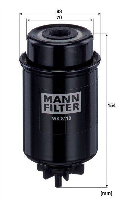 MANN-FILTER WK 8110 EAN: 4011558956400.