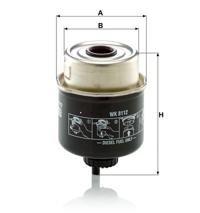 MANN-FILTER WK 8112 EAN: 4011558957506.
