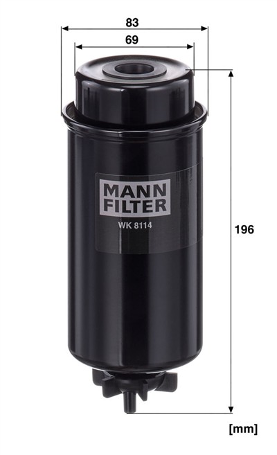 MANN-FILTER WK 8114 EAN: 4011558958404.