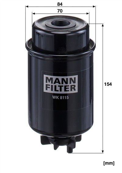 MANN-FILTER WK 8115 EAN: 4011558958503.