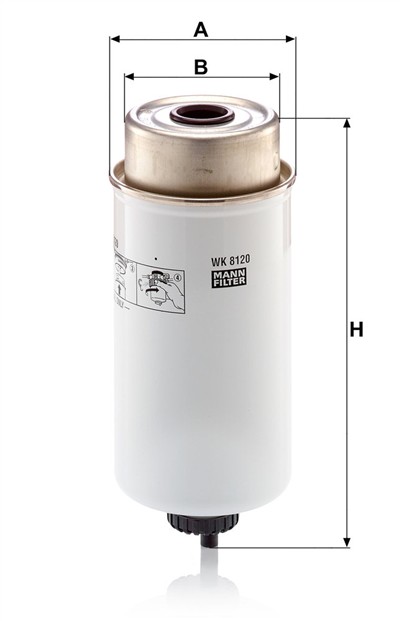 MANN-FILTER WK 8120 EAN: 4011558959708.