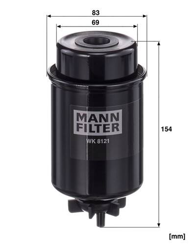 MANN-FILTER WK 8121 EAN: 4011558959807.