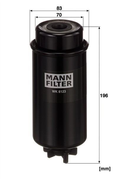 MANN-FILTER WK 8123 EAN: 4011558960001.