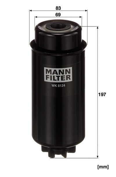 MANN-FILTER WK 8124 EAN: 4011558960100.