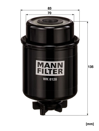 MANN-FILTER WK 8128 EAN: 4011558960506.