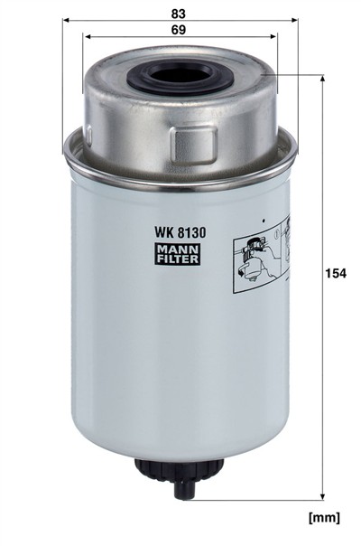 MANN-FILTER WK 8130 EAN: 4011558960704.