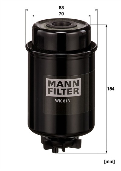 MANN-FILTER WK 8131 EAN: 4011558960803.