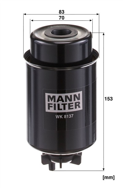 MANN-FILTER WK 8137 EAN: 4011558961404.