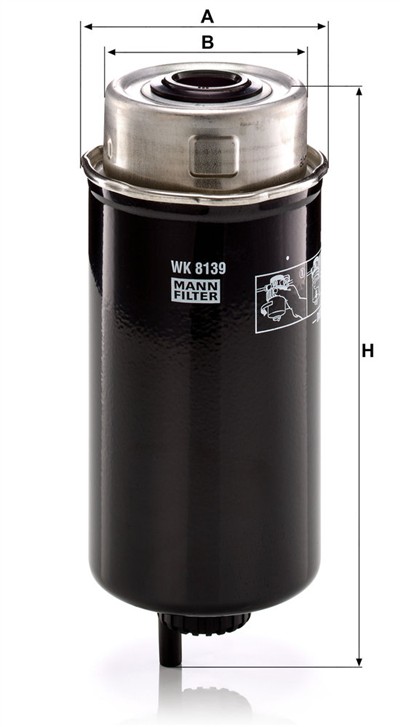 MANN-FILTER WK 8139 EAN: 4011558961602.
