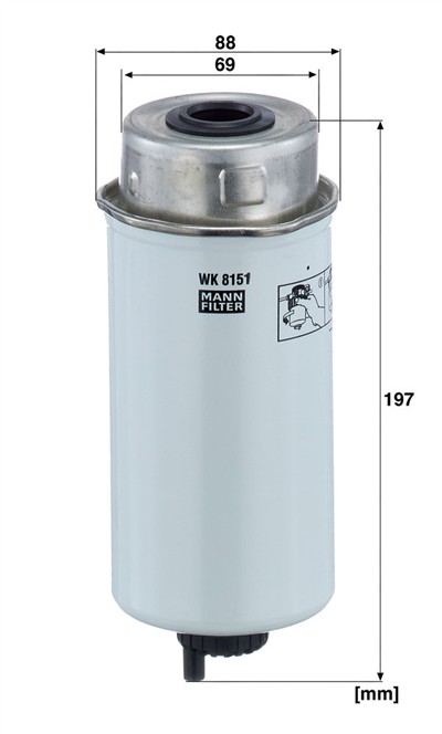 MANN-FILTER WK 8151 EAN: 4011558963705.