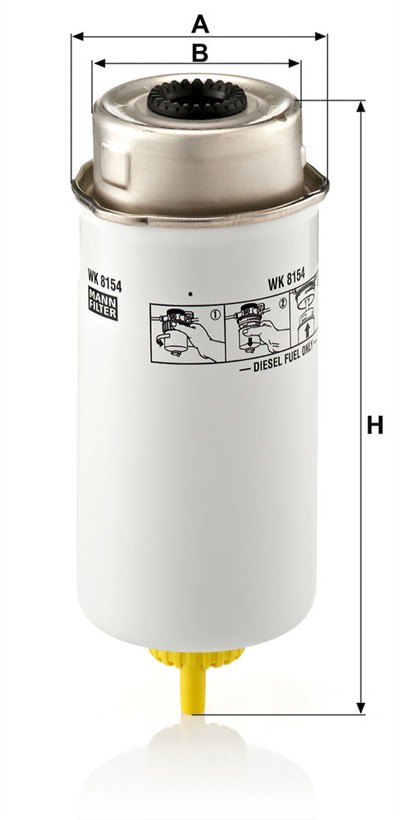 MANN-FILTER WK 8154 EAN: 4011558965600.