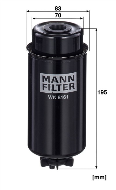 MANN-FILTER WK 8161 EAN: 4011558970406.