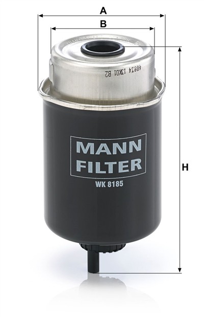 MANN-FILTER WK 8185 EAN: 4011558040598.