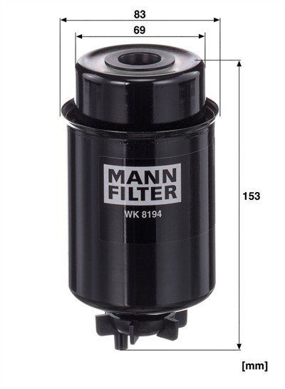 MANN-FILTER WK 8194 EAN: 4011558043476.