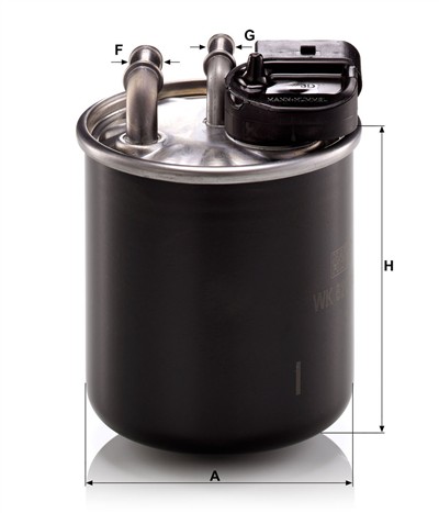 MANN-FILTER WK 820/16 EAN: 4011558061586.