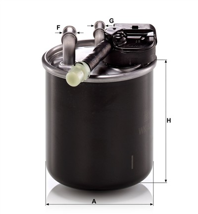 MANN-FILTER WK 820/17 EAN: 4011558061616.