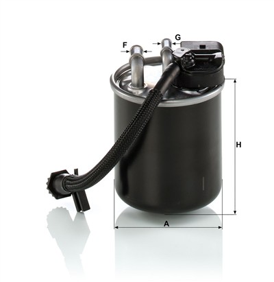 MANN-FILTER WK 820/23 EAN: 4011558344566.