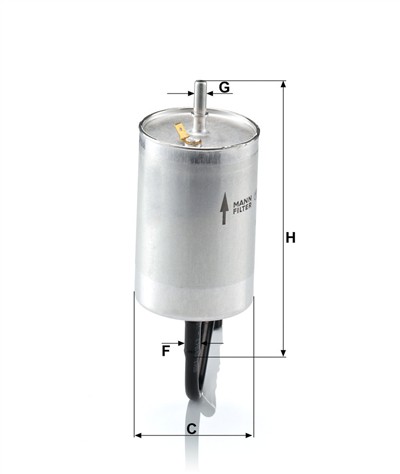 MANN-FILTER WK 832/1 EAN: 4011558919108.