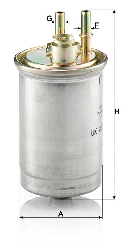 MANN-FILTER WK 853/7 EAN: 4011558933807.