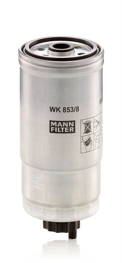 MANN-FILTER WK 853/8 EAN: 4011558933906.