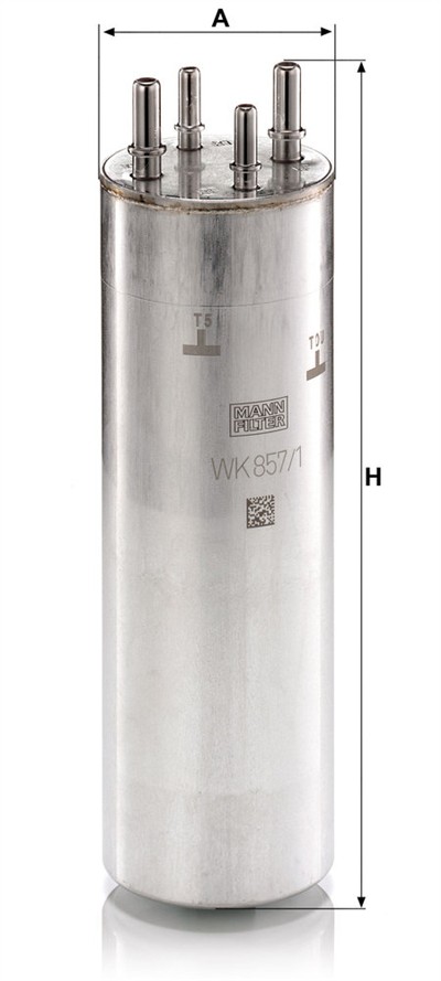 MANN-FILTER WK 857/1 EAN: 4011558951207.
