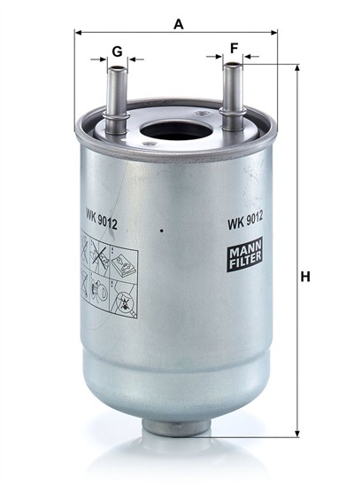 MANN-FILTER WK 9012 x EAN: 4011558014995.