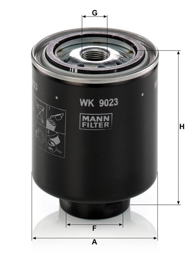 MANN-FILTER WK 9023 Z EAN: 4011558024208.