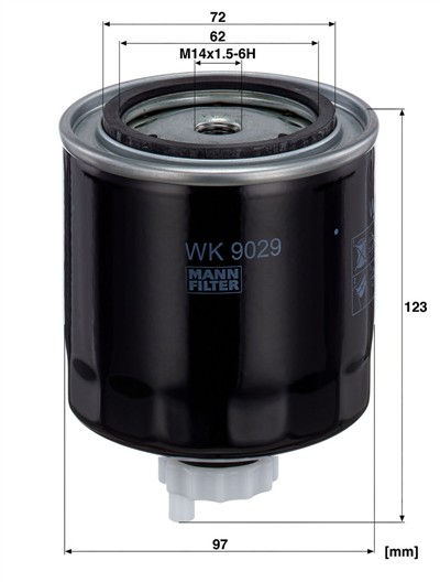 MANN-FILTER WK 9029 EAN: 4011558026400.