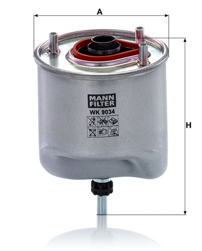 MANN-FILTER WK 9034 EAN: 4011558676353.