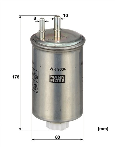 MANN-FILTER WK 9036 EAN: 4011558041557.