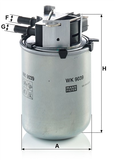 MANN-FILTER WK 9039 EAN: 4011558079260.