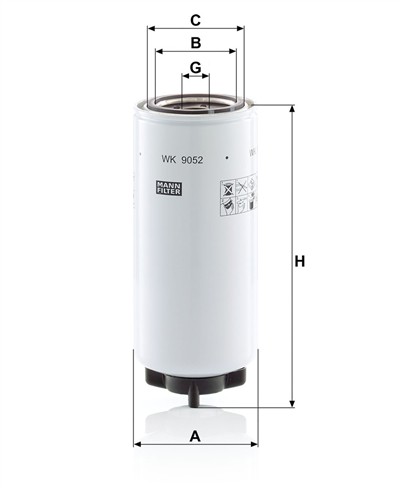 MANN-FILTER WK 9052 x EAN: 4011558054977.