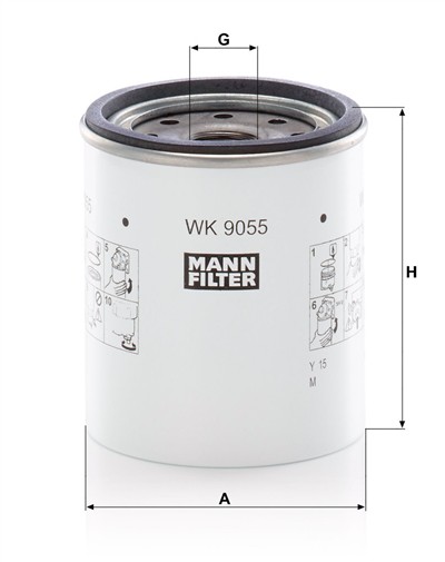 MANN-FILTER WK 9055 z EAN: 4011558068127.
