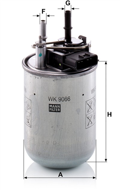 MANN-FILTER WK 9066 EAN: 4011558097189.