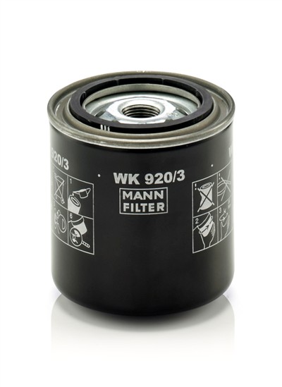 MANN-FILTER WK 920/3 EAN: 4011558912703.