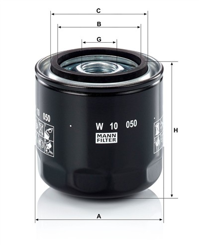 MANN-FILTER W 10 050 EAN: 4011558065003.