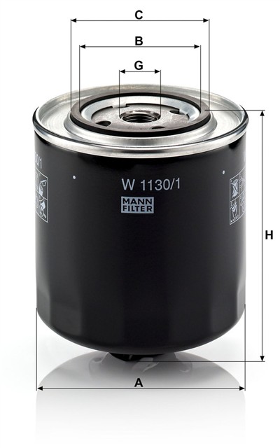 MANN-FILTER W 1130/1 EAN: 4011558715106.