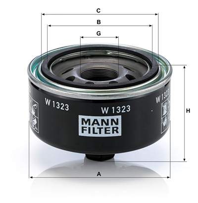 MANN-FILTER W 1323 EAN: 4011558739201.