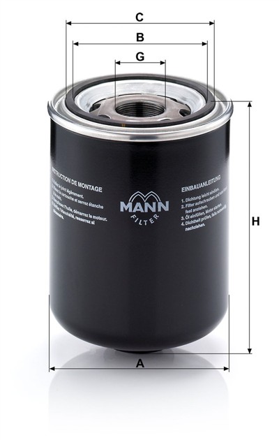 MANN-FILTER W 1374/5 EAN: 4011558739508.