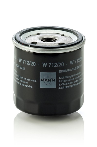 MANN-FILTER W 712/20 EAN: 4011558724009.