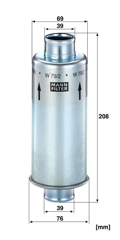 MANN-FILTER W 79/2 EAN: 4011558468606.