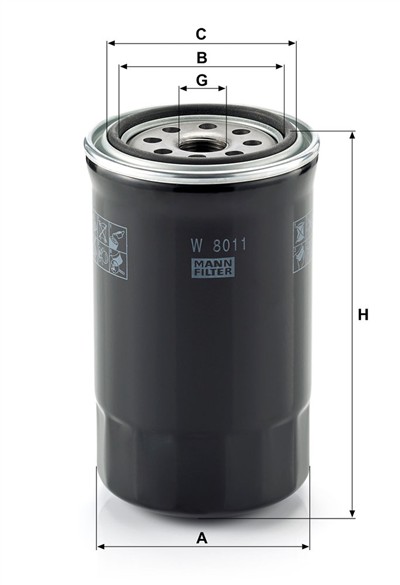 MANN-FILTER W 8011 EAN: 4011558038762.