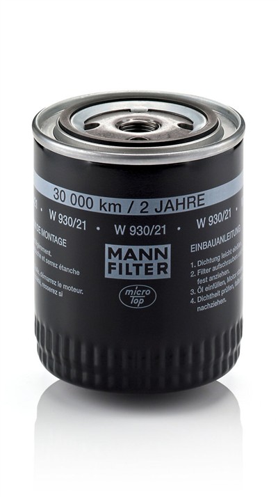 MANN-FILTER W 930/21 EAN: 4011558730406.
