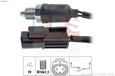 EPS 1.860.116 Číslo výrobce: Facet 7.6116. EAN: 8012510245866.
