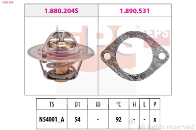 EPS 1.880.204 Číslo výrobce: Facet 7.8204. EAN: 8012510282571.