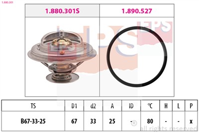EPS 1.880.301 Číslo výrobce: Facet 7.8301. EAN: 8012510283370.