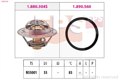 EPS 1.880.304 Číslo výrobce: Facet 7.8304. EAN: 8012510283431.